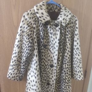 Safari Sportowne Faux Fur Coat
